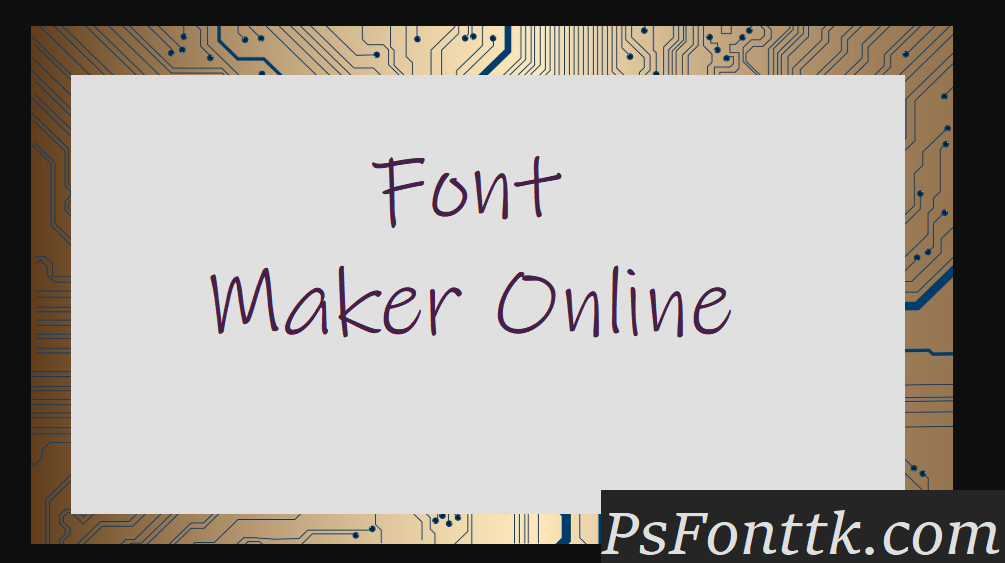 Font Maker Online