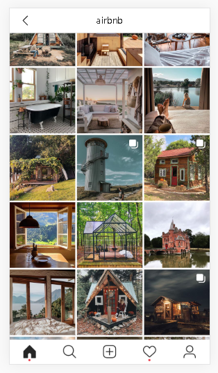 Airbnb opens the door to interesting homes and experiences instagram
