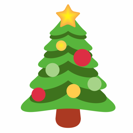 🎄 Emoji Árvore de Natal PNG para baixar