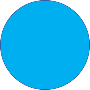 Emoji círculo azul PNG