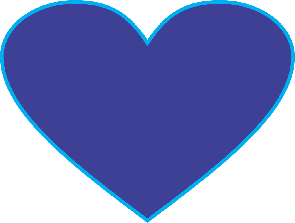 Blue Heart PNG