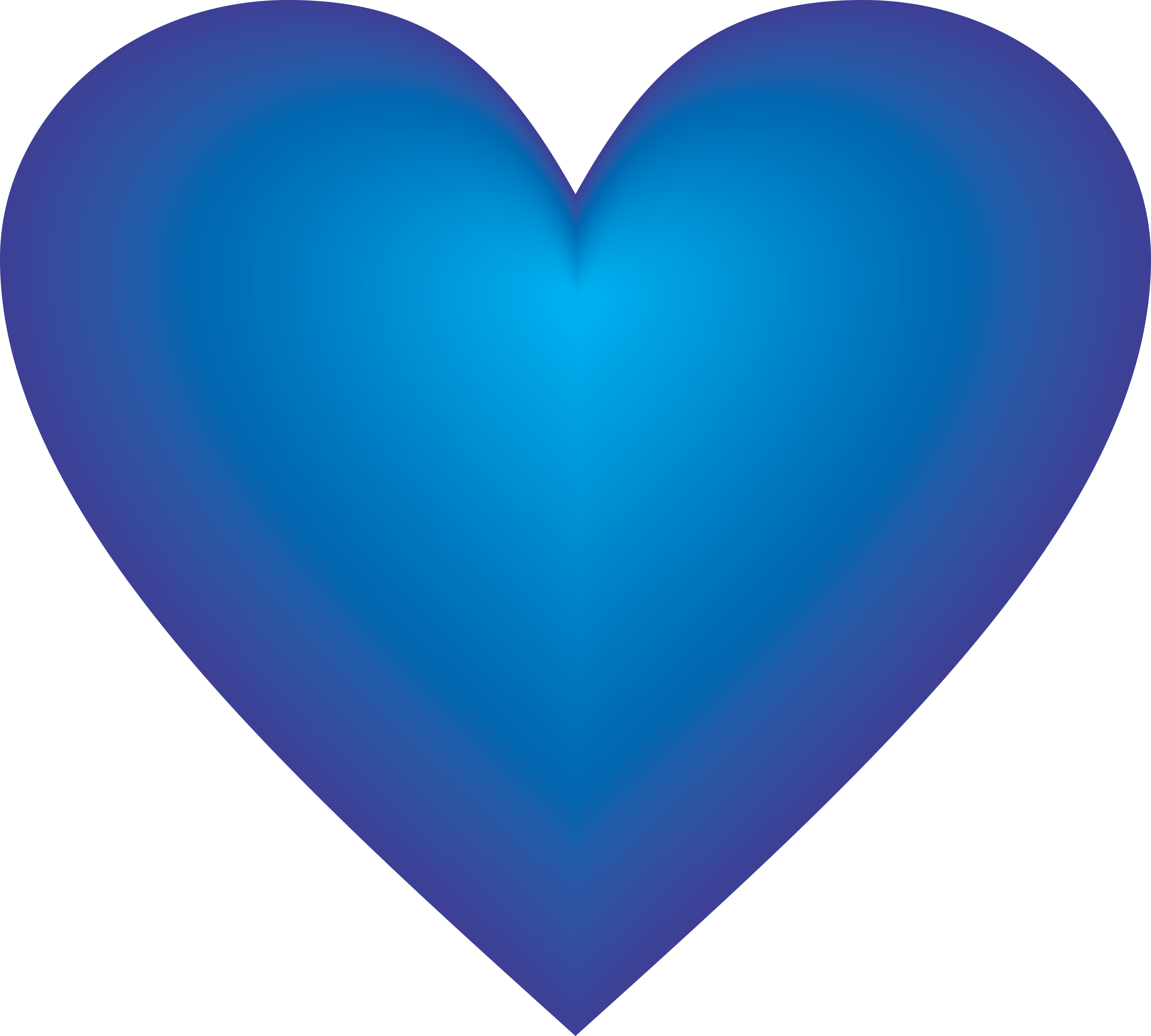 Coração Azul PNG 💙 – Psfont tk