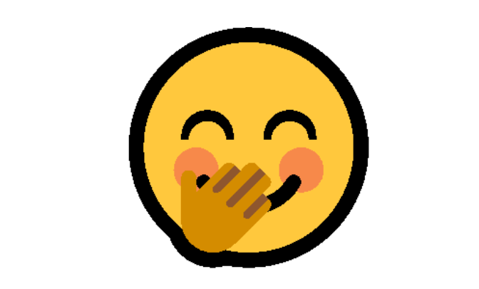 Emoji Rosto com a Mão sobre a Boca Significado