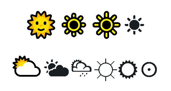 Sun Symbol Copy and Paste