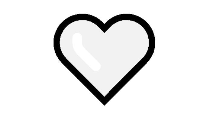 White Heart Emoji Copy and Paste