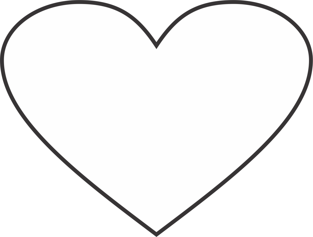 Coração Branco PNG