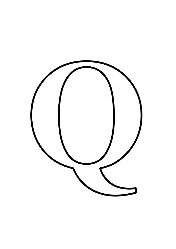 Letras Q Para Imprimir