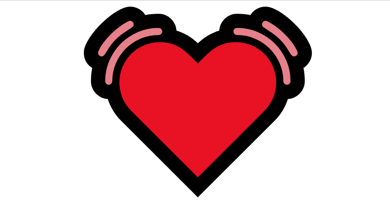 Coração Emoji PNG 💓