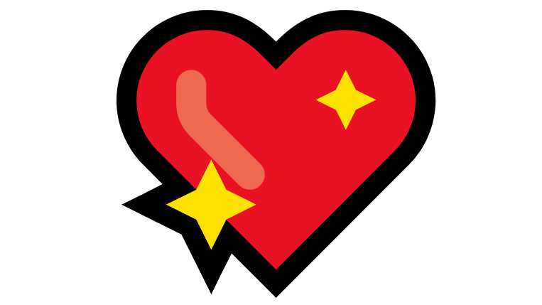 Coração Emoji PNG 💖