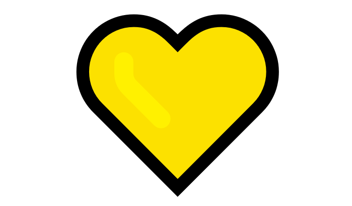 Coração Emoji PNG 💛