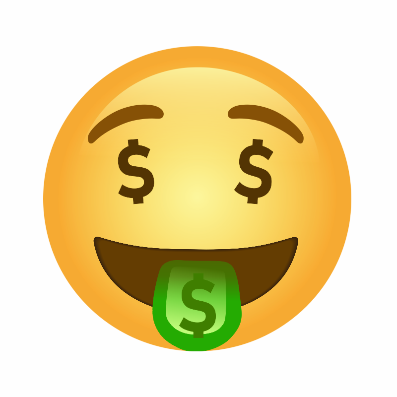 Money Mouth Face Emoji Psfont Tk - money mouth face roblox