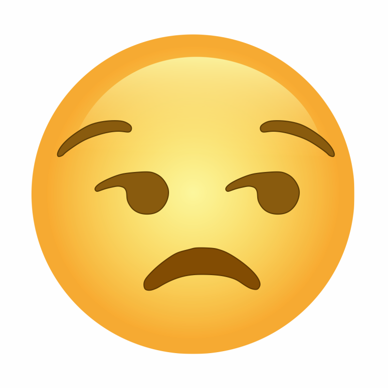 😒, Unamused Face Emoji