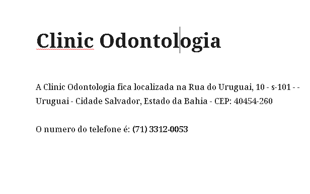 Clinic Odontologia