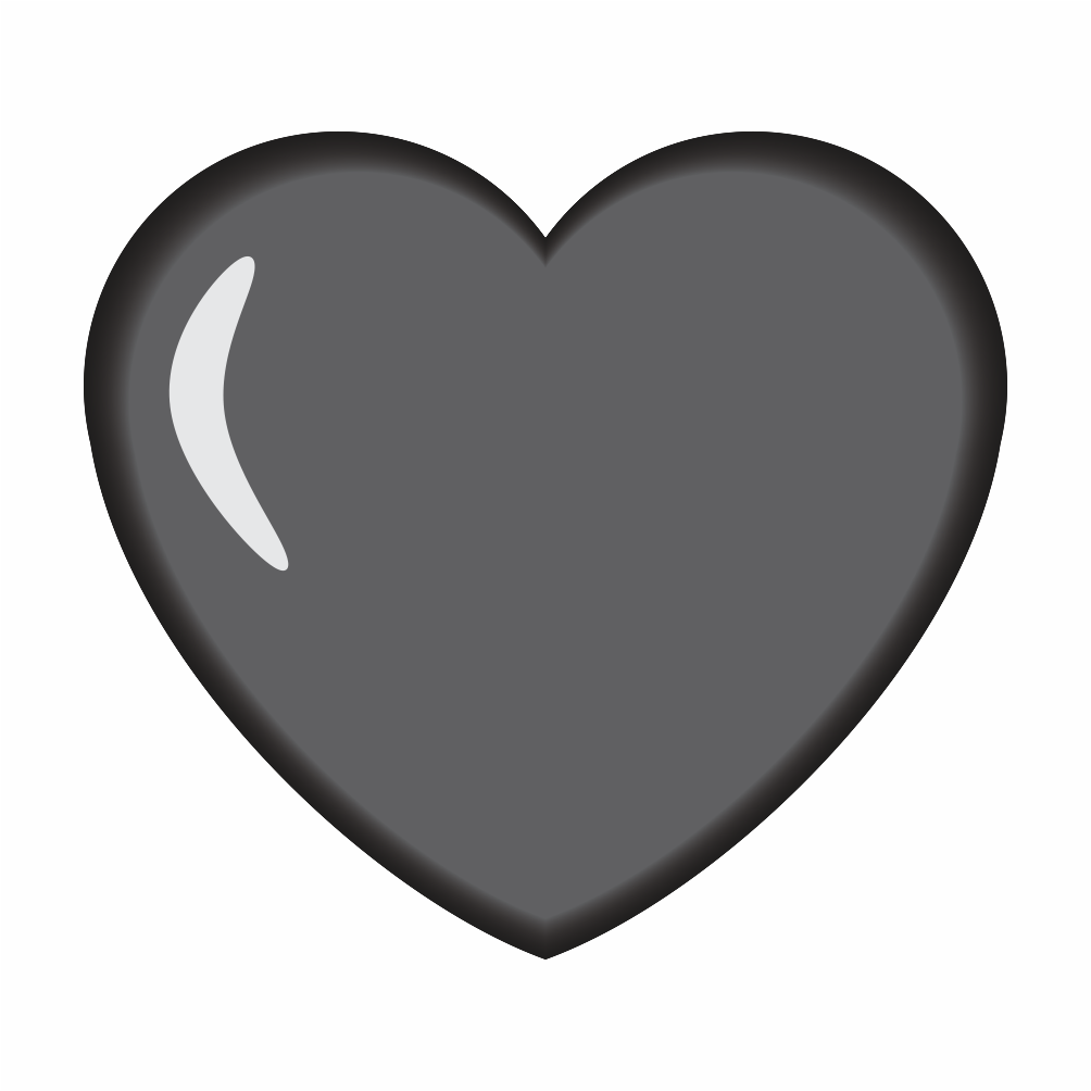 🖤, Emoji Coração Preto