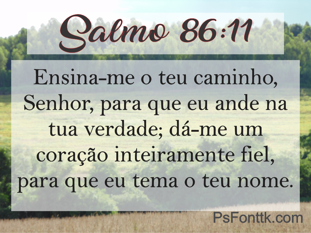Salmos 86 11