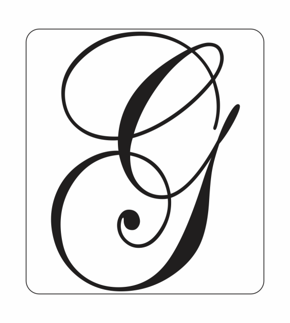 Curses G Uppercase g Cursive - Psfont tk