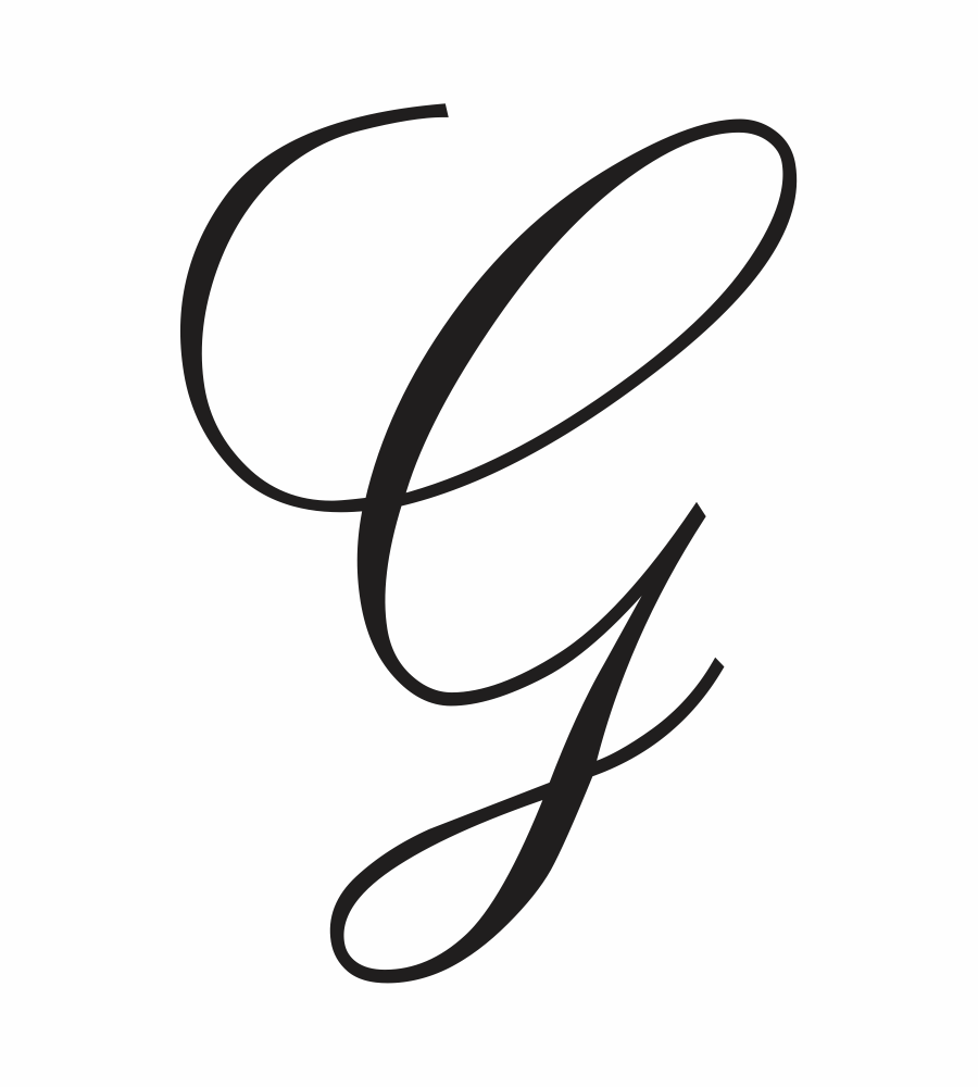 cursive g uppercase