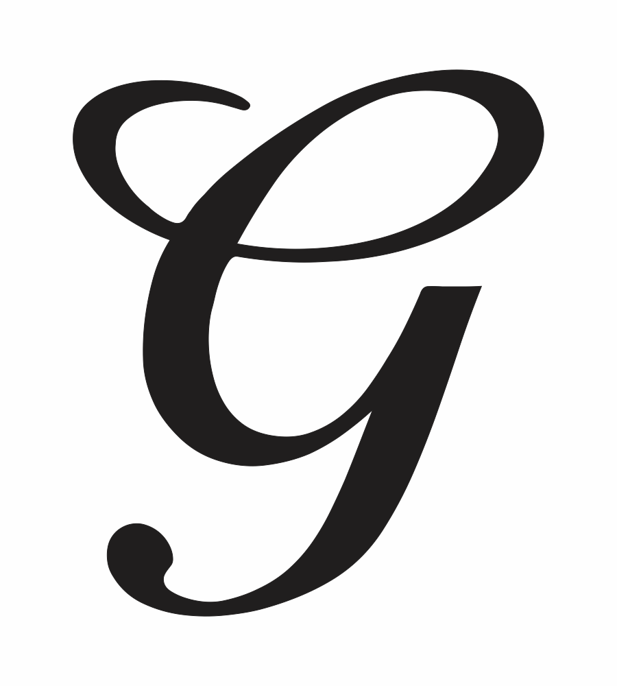 cursive uppercase g