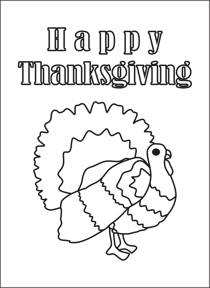 Thanksgiving Coloring Pages Printable – Psfont tk