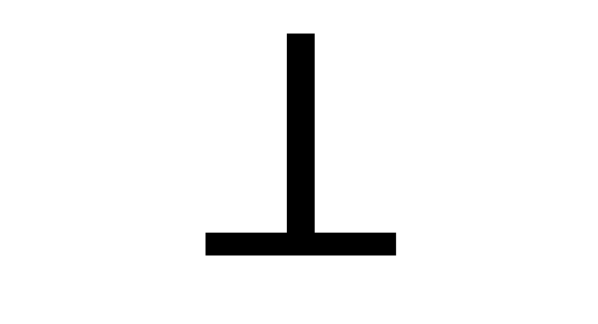 Perpendicular symbol
