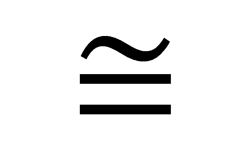 approximately symbol