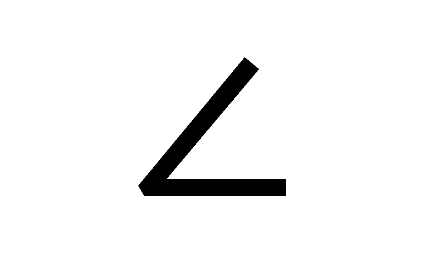 symbol angle