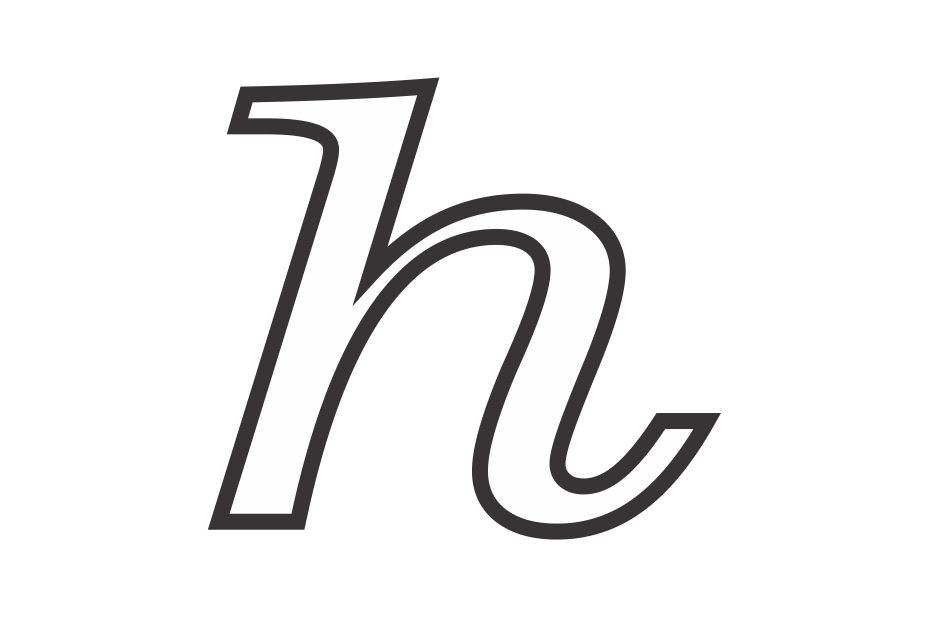 Molde da letra h