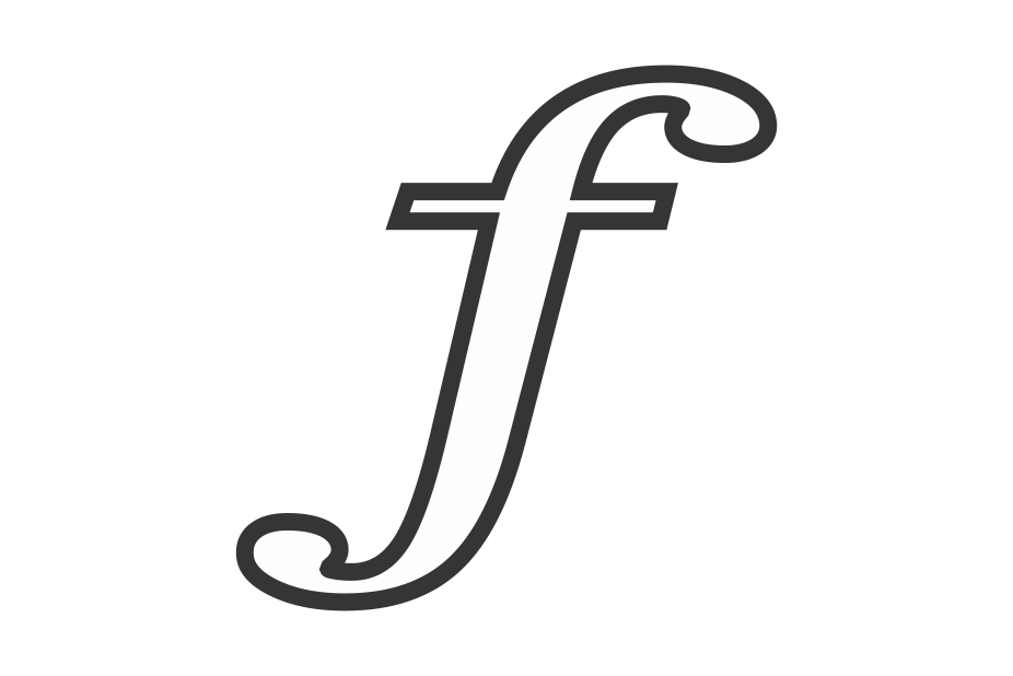 Molde de letras f
