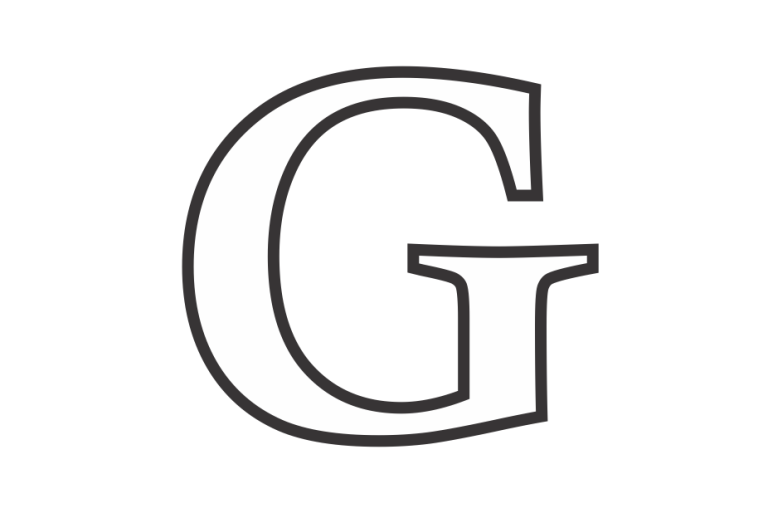Molde letra g - Psfont tk