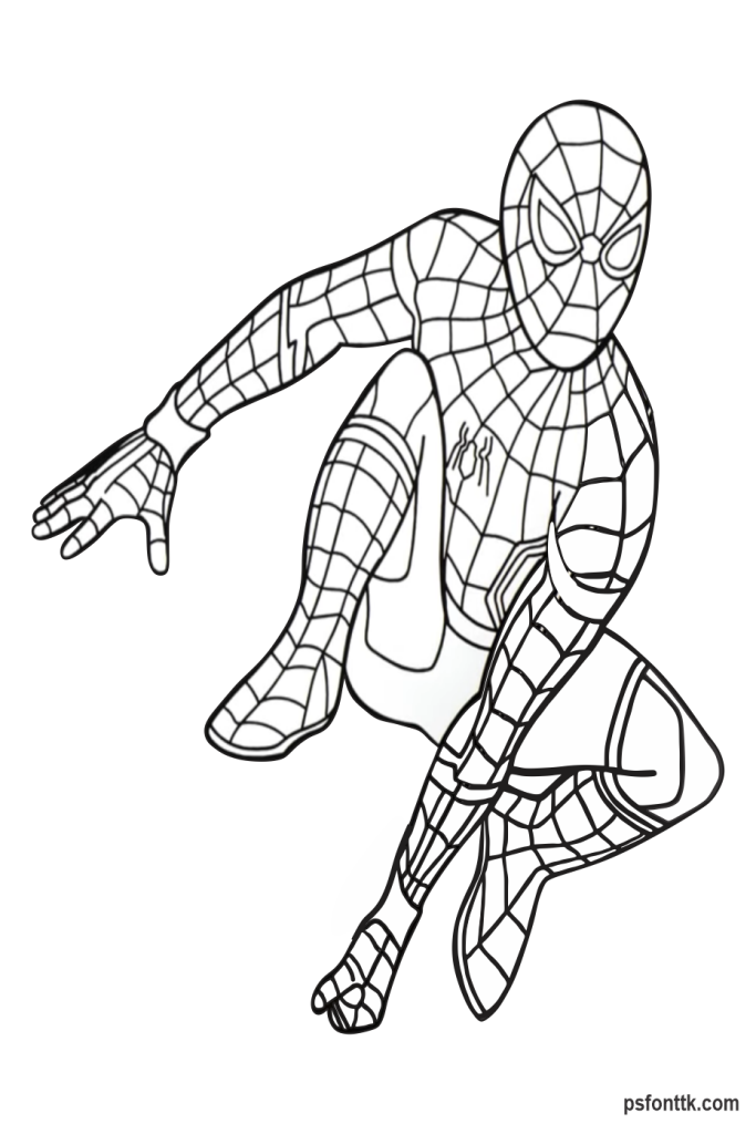 Spider Man Coloring Sheets