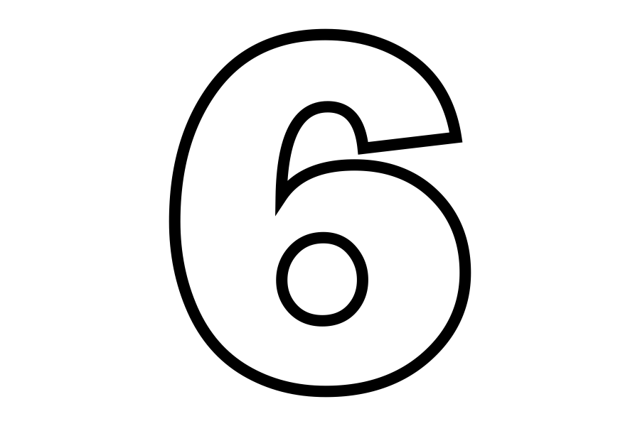 Molde Numero 6 – Psfont tk